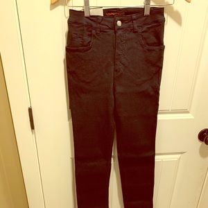 💚 Katherine Hamnett Slim stretchy black jeans